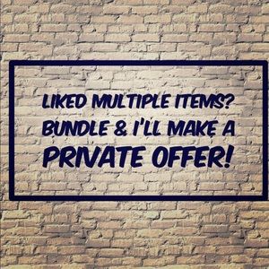 Bundle for a discount on your items and shipping!!